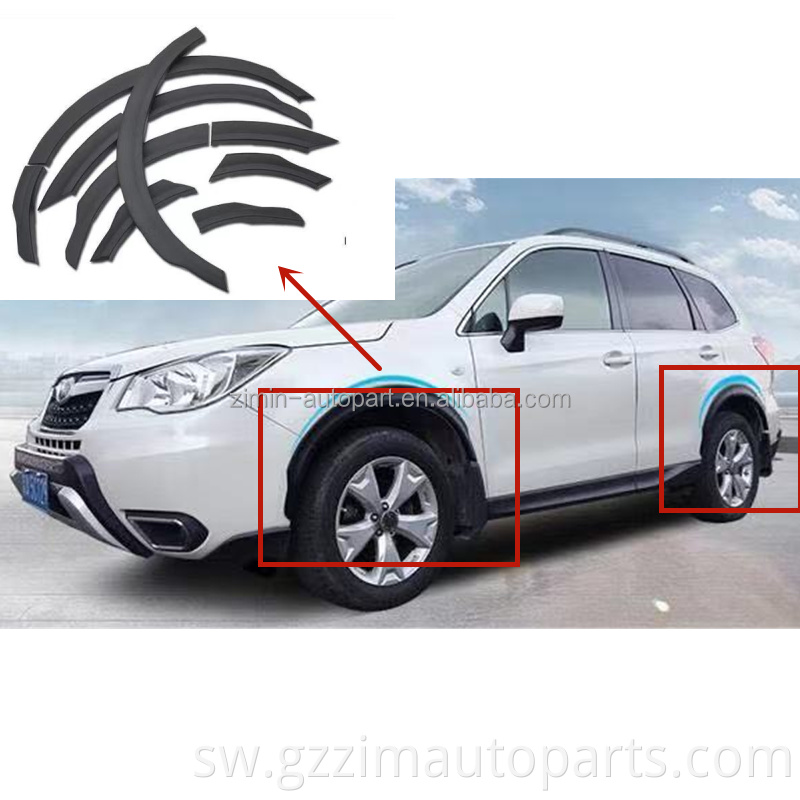 Wheel Arch Fender Flares Mudguards Mtindo wa Pocket kwa Sub*Ru Forester 2013+